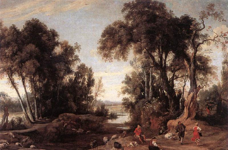 WILDENS, Jan Landscape with Shepherds oil painting image